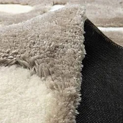 Koberce s dlhým vlasom - Palmyra (béžová/biela)