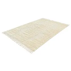 Koberce s dlhým vlasom - Rani Natural Cotton Shaggy (béžová)