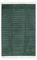 Koberce s dlhým vlasom - Rani Natural Cotton Shaggy (zelená)