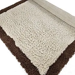 Ryamattor - Sagres Natural Cotton Shaggy (offwhite/brun)