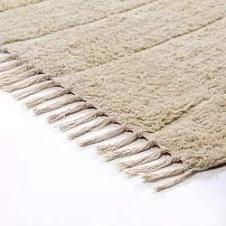 Koberce s dlhým vlasom - Sivia Natural Cotton Shaggy (bege)