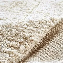 Koberce s dlhým vlasom - Sivia Natural Cotton Shaggy (offwhite)
