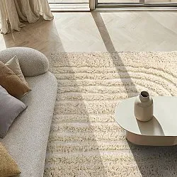 Ryamattor - Sivota Natural Cotton Shaggy (offwhite)