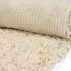 Ryamattor - Sivota Natural Cotton Shaggy (offwhite)