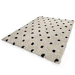 Ryamattor - Soria Natural Cotton Shaggy (offwhite/svart)