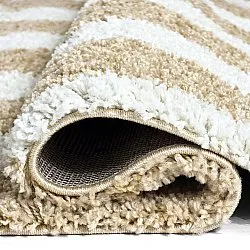 Koberce s dlhým vlasom - Tamri (béžová/biela)