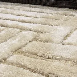 Koberce s dlhým vlasom - Tyros (béžová/krémová)