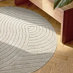 Kruhové koberce - Wendy (béžová)