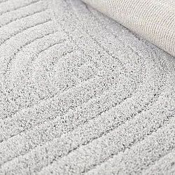 Kruhové koberce - Wendy (svetlo šedá)