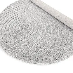 Kruhové koberce - Wendy (svetlo šedá)