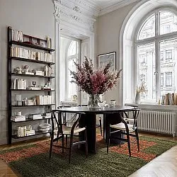 Koberce s vlasom - Zagora (zelená/oranžová)