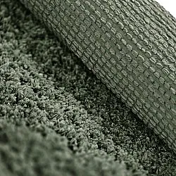 Ryamattor - Combarro Solid Cotton Shaggy (grön)