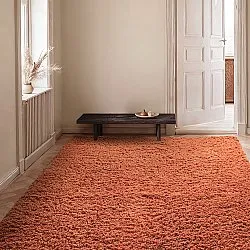 Ryamattor - Combarro Solid Cotton Shaggy (ljusorange)