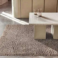 Ryamattor - Combarro Solid Cotton Shaggy (taupe)