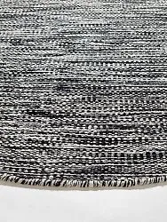 Kruhový koberec - Savona (čierna)