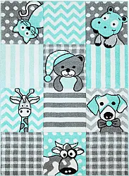 Detská rohož - Bueno Animals (tyrkysová)