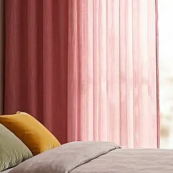 Gardiner 2-Pack - Bomullsgardin Selena (terrakotta)