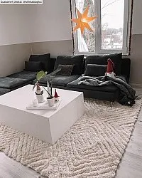 Koberec s dlhým vlasom - Monti (offwhite)
