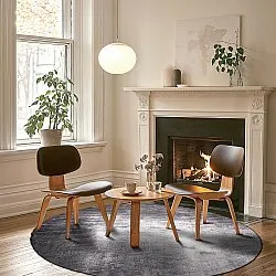 Koberec okrúhly - Serifos (šedý)