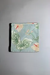 Textilné obrúsky - súprava 4 Adella (tyrkysová)