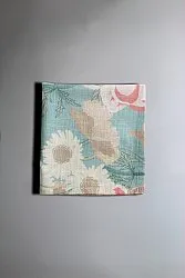 Textilné servítky - súprava 4 Serena (tyrkysová/ružová)