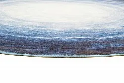 Kruhový koberec - Shade (modrá)