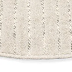 Kruhový koberec - Devon (krémový)
