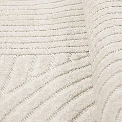 Kruhový koberec - Devon (krémový)