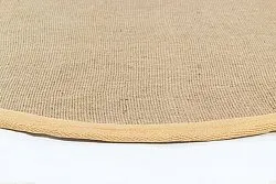 Kruhový koberec (sisal) - Agave (svetlo taupe)