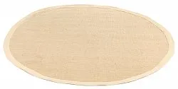 Kruhový koberec (sisal) - Agave (piesková)