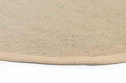 Kruhový koberec (sisal) - Agave (taupe)