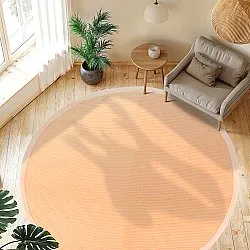 Kruhový koberec (sisal) - Agave (damask)