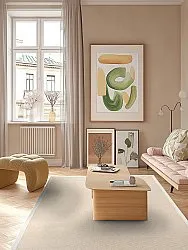 Sisalový koberec - Agave (béžová/sivá)