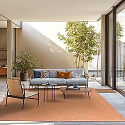 Sisalový koberec - Agave (hnedo-oranžový)