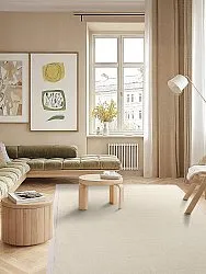 Sisalový koberec - Agave (strieborná/sivá)