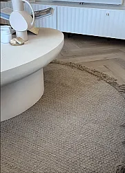 Kruhový koberec - Pike (béžový)