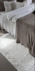 Koberec s dlhým vlasom - Ebba Natural Cotton Shaggy (offwhite)
