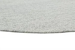 Kruhový koberec - Snowshill (šedá/biela)