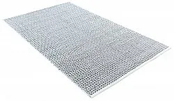 Vlnený koberec - Snowshill (čierna/biela)