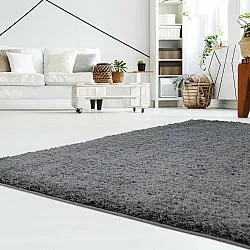 Koberce s dlhým vlasom - Soft Shine (tmavošedá)
