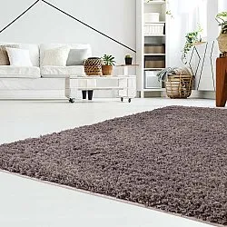 Koberce s dlhým vlasom - Soft Shine (hnedá)