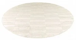 Kruhový koberec - Bronx (krémový)