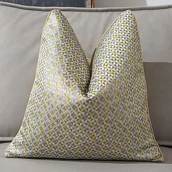 Puzdro na vankúš - Square Luxury 45 x 45 cm (zlaté)