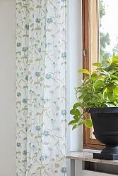 Záclony - Záclona z bavlny Sweetie (modrá)