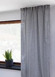 Záclona - Thea (čierna/biela)