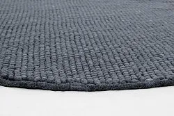 Kruhový koberec - Avafors (tmavošedý)