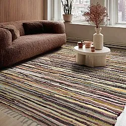 Koberec z kusov - Happy (žltá/multi)