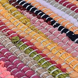 Koberec z kusov - Happy (ružová/multi)