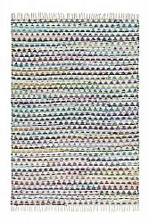 Koberec z kusov - Lindby (modrá/multi)