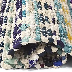 Koberec z kusov - Lindby (modrá/multi)